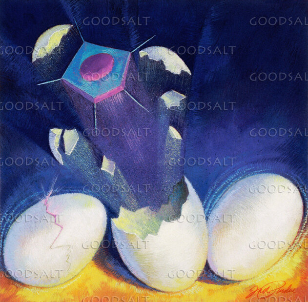 Strange Objects Coming Out of Eggs
