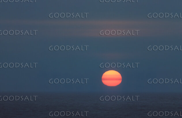 Sunset Over the Sea