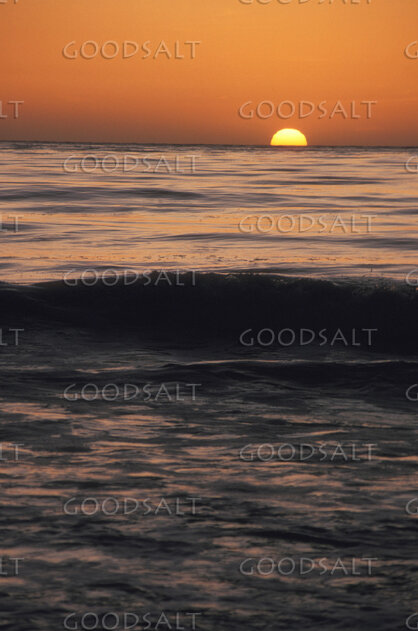 Sun at the Edge of the Sea