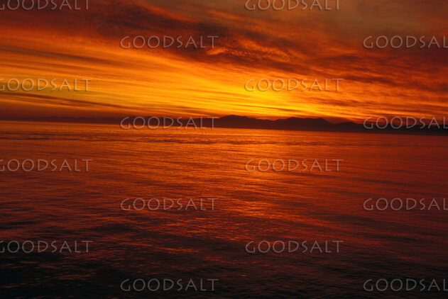 Sunset Glory Over the Sea