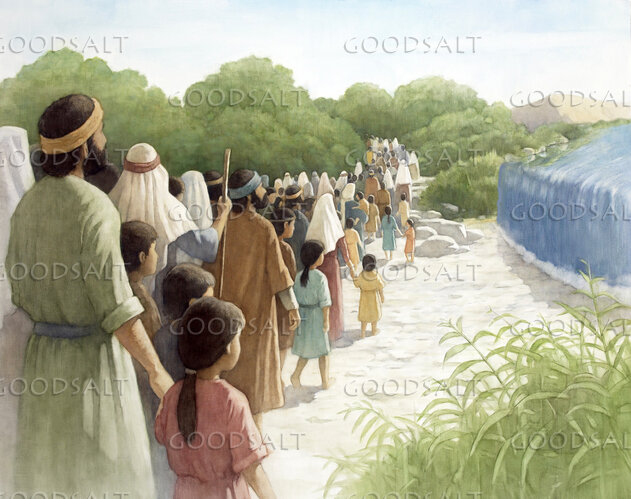 The People of Israel Crossed the Jordan River