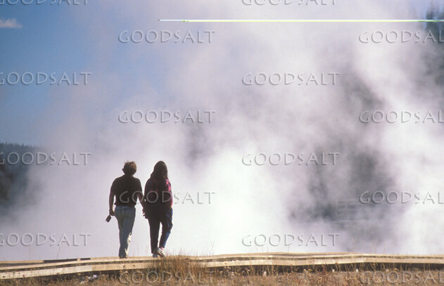 Walk Beside the Geyser Mist