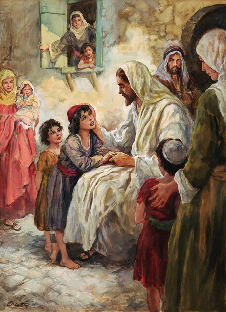 Jesus Blessing the Children