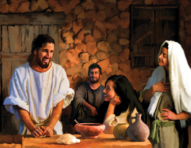 Jesus With His Friends