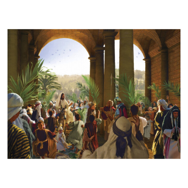 Hosanna to the Son of David - 24" x 18" - Gallery Wrap - Product view