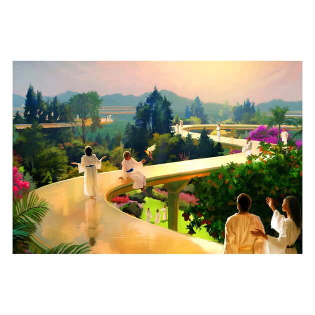 The New Earth - 30" x 20" - Gallery Wrap - Product view