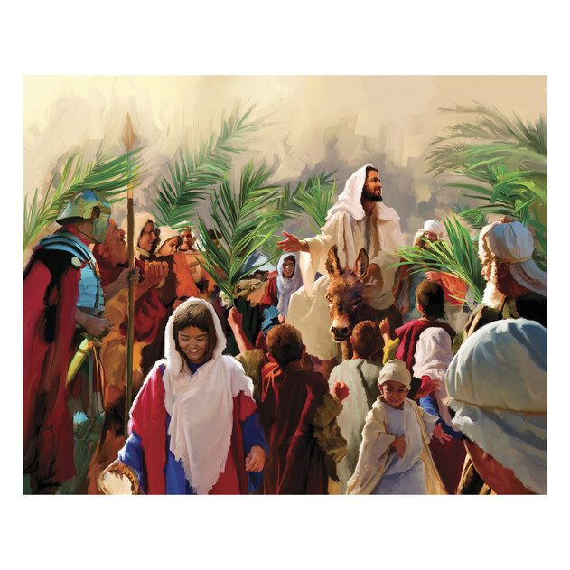 The Triumphal Entry - 20" x 16" - Gallery Wrap - Product view