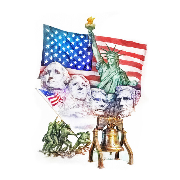 Home of the Brave - 18" x 24" - Gallery Wrap - Product view