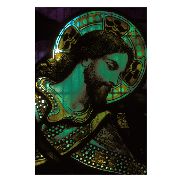 Christ in Stained Glass - 20" x 30" - Gallery Wrap - Product view