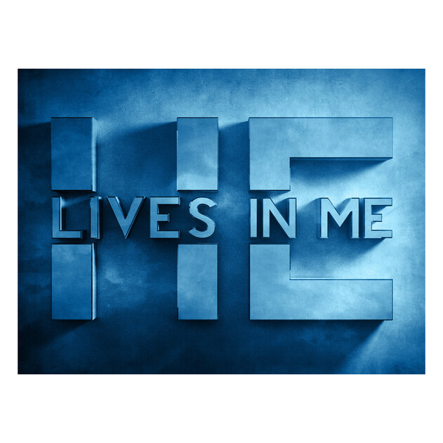 He Lives in Me - 24" x 18" - Gallery Wrap - Product view