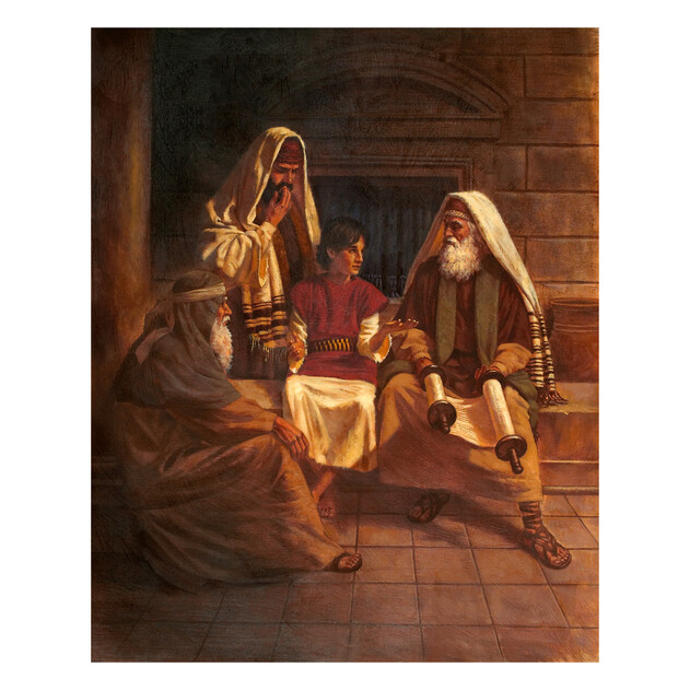 Jesus Grew - 16" x 20" - Gallery Wrap - Product view