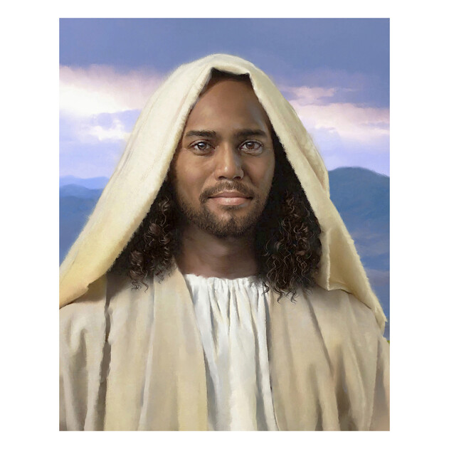 Ethnic Jesus - 16" x 20" - Gallery Wrap - Product view