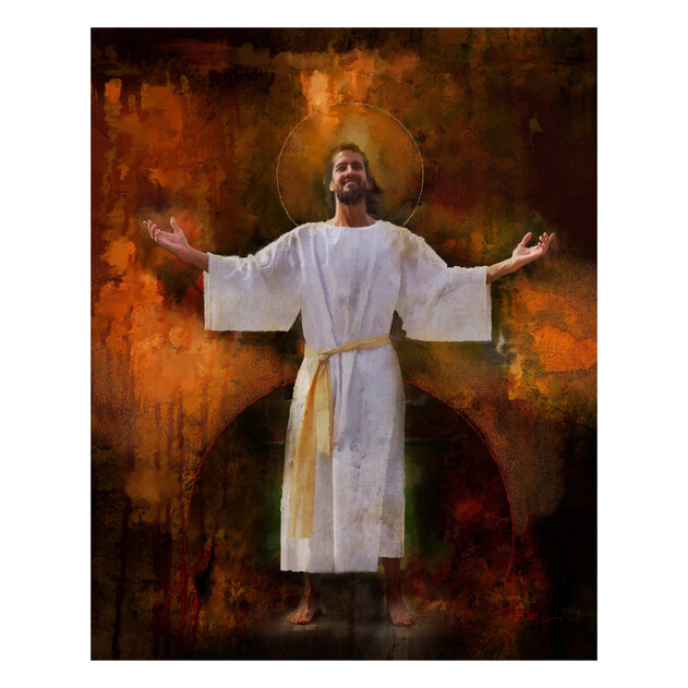 Christ of the Resurrection - 16" x 20" - Gallery Wrap - Product view