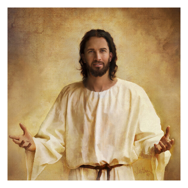 Come Unto Me - 16" x 16" - Gallery Wrap - Product view