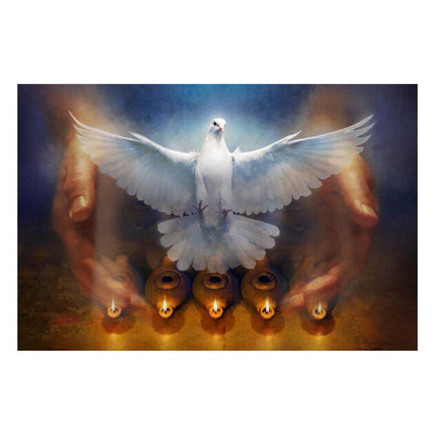 The Spirit of God - 30" x 20" - Gallery Wrap - Product view