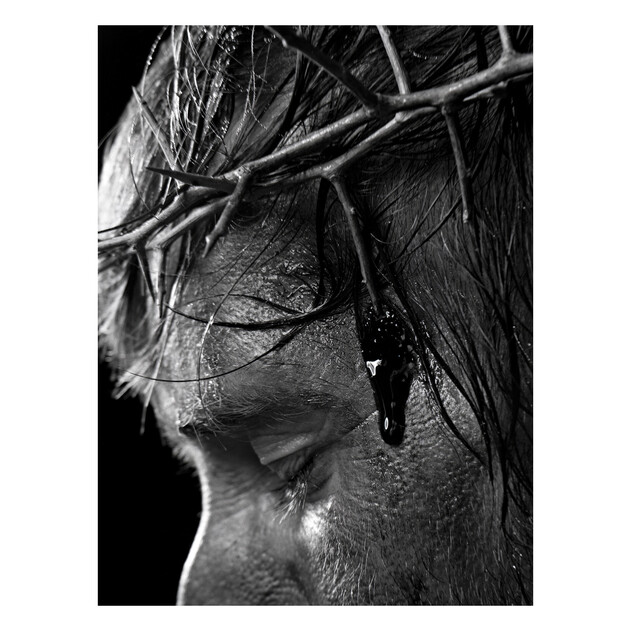 Crown of Thorns on Christ's Head - 18" x 24" - Gallery Wrap - Product view