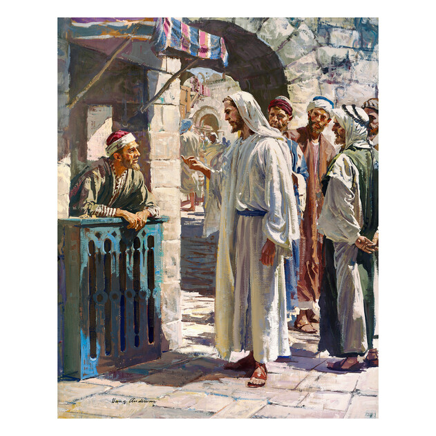 Jesus Calls Matthew to Discipleship - 16" x 20" - Gallery Wrap - Product view