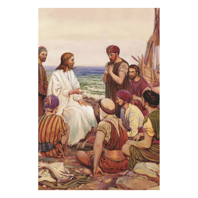Jesus and Peter - 20" x 30" - Gallery Wrap - Product view