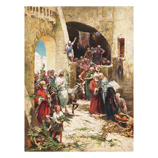 Triumphal Entry - 18" x 24" - Gallery Wrap - Product view