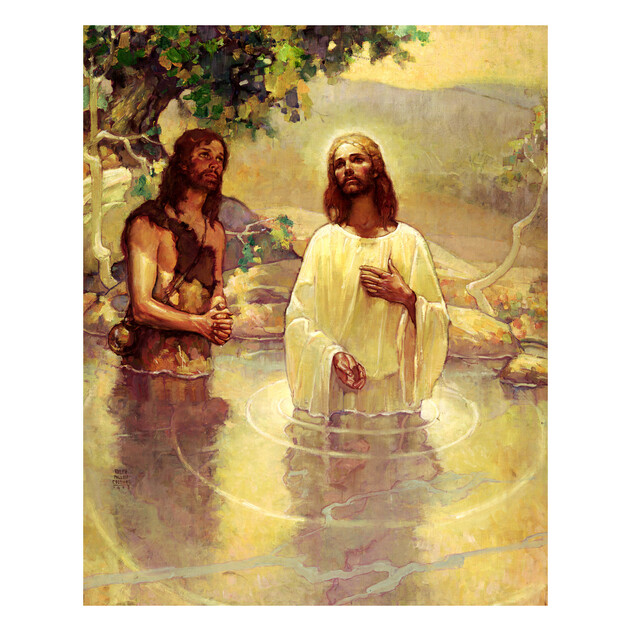 Baptism of Jesus - 16" x 20" - Gallery Wrap - Product view