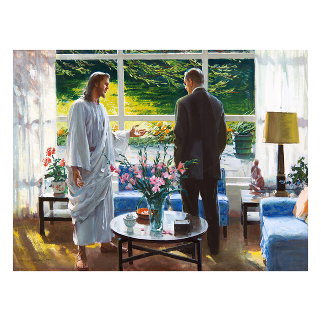 Jesus Gives Counsel - 24" x 18" - Gallery Wrap - Product view