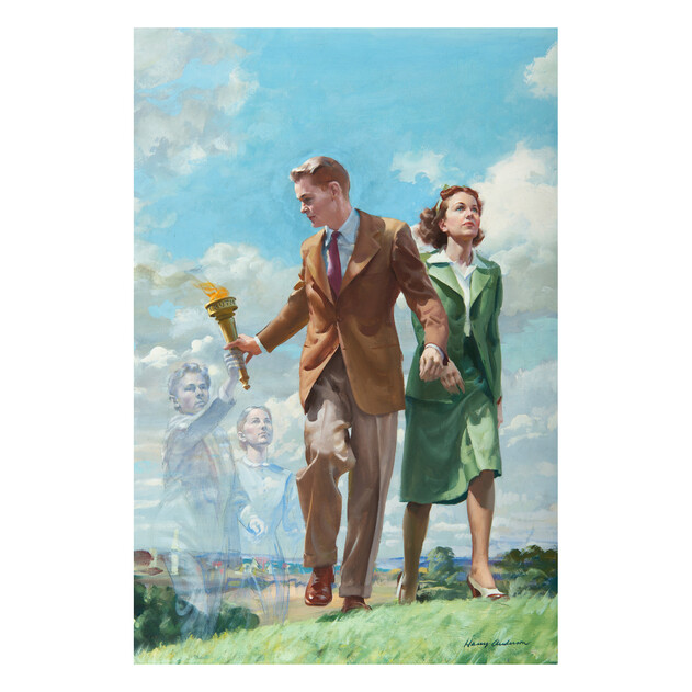 Passing the Torch - 20" x 30" - Gallery Wrap - Product view