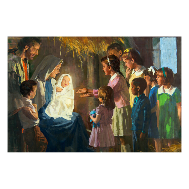 May I Hold Him - 30" x 20" - Gallery Wrap - Product view