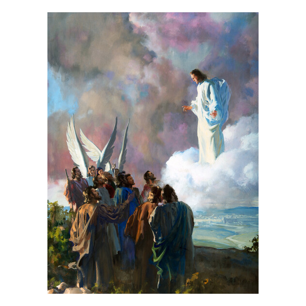 The Ascension, Christ in the Cloud - 18" x 24" - Gallery Wrap - Product view