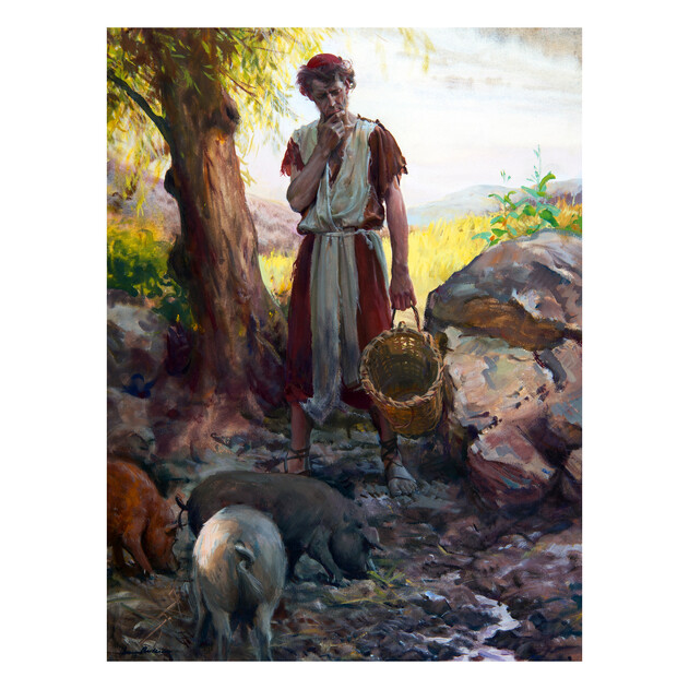 The Prodigal's Decision - 18" x 24" - Gallery Wrap - Product view