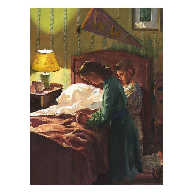 Bedside Prayer - 18" x 24" - Gallery Wrap - Product view