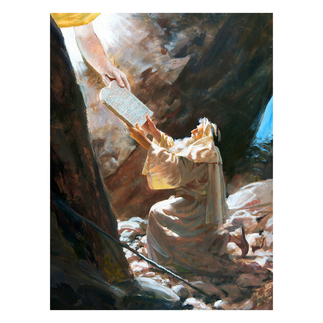Giving the Law - 18" x 24" - Gallery Wrap - Product view