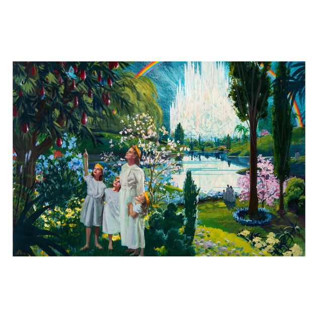 The New Earth Restored - 30" x 20" - Gallery Wrap - Product view