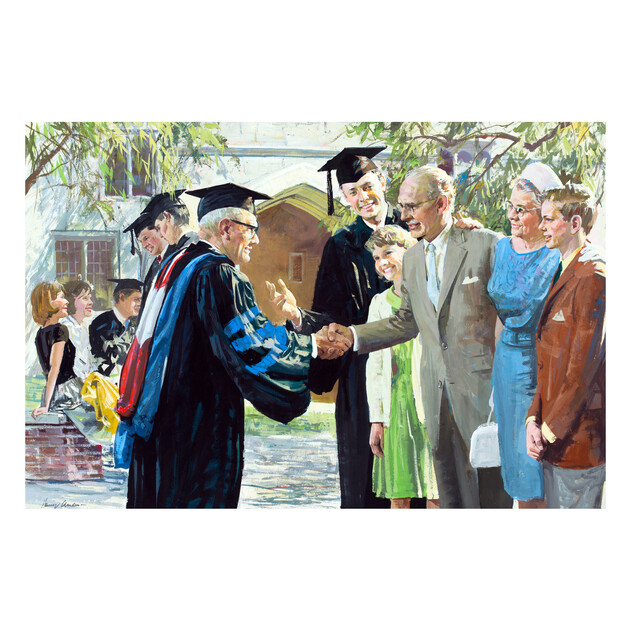 The Graduate - 30" x 20" - Gallery Wrap - Product view