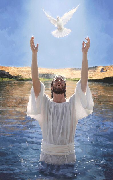 Spirit of God Decends over Jesus