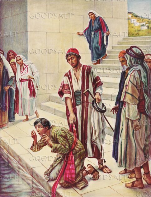 Blind Man at Pool of Siloam