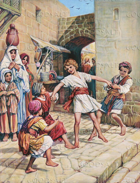 Boy Jesus at Play