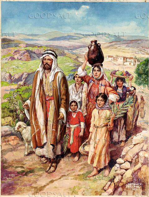 Bringing Gifts to Jerusalem