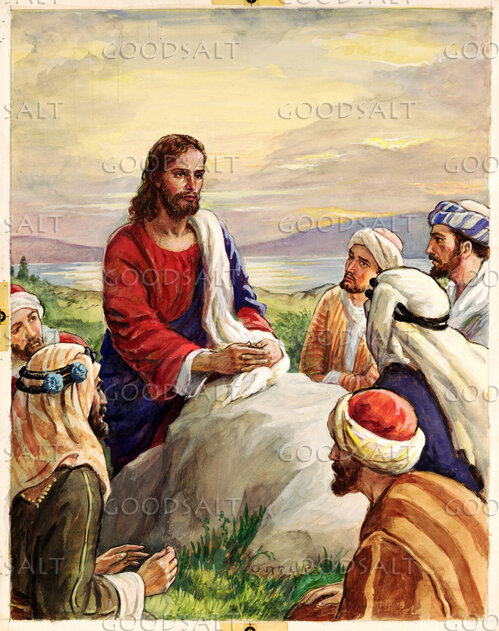 Christ and the Disciples Praying