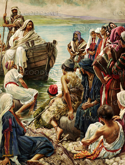 Christ Preaching from a Boat