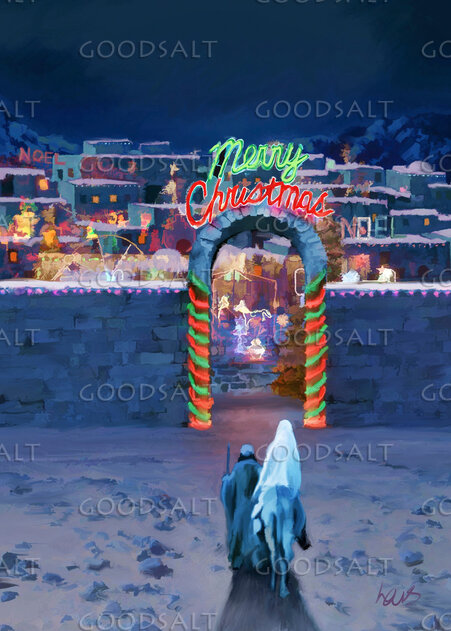 Christmas Lights in Bethlehem 