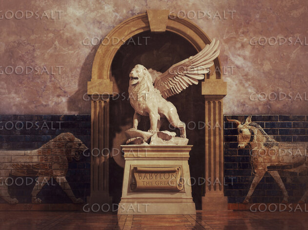 Daniel 7 Lion Statue