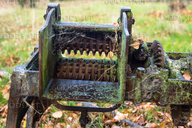 Detail of vintage machinery.