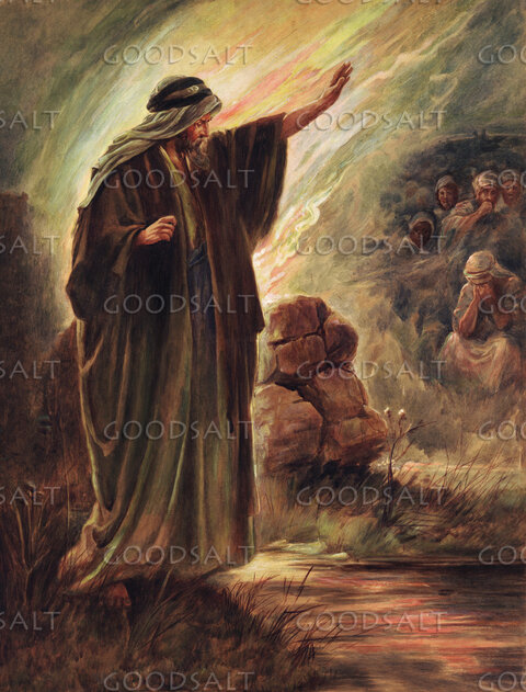 Elijah on Mount Carmel