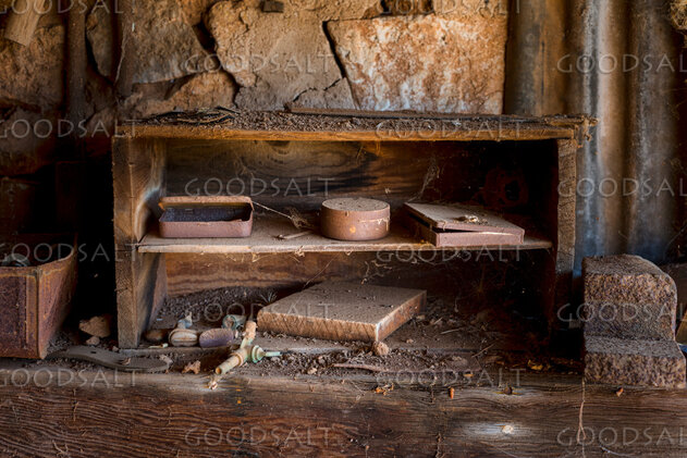 heritage remains An abandoned farm house