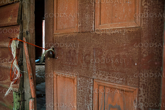 Heritage remains of derelict country hotel.