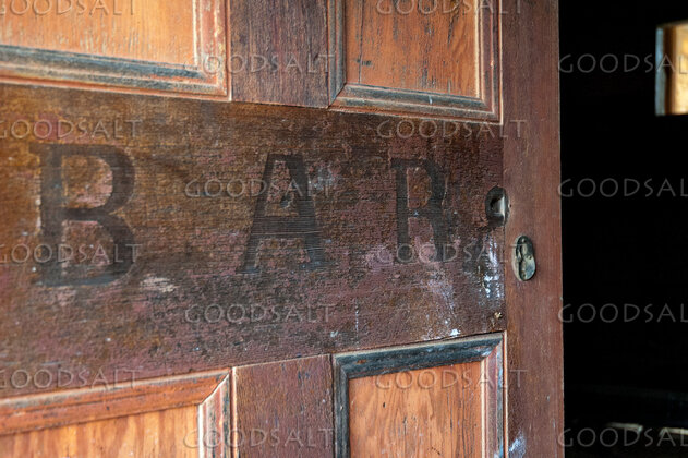 Heritage remains of derelict country hotel.