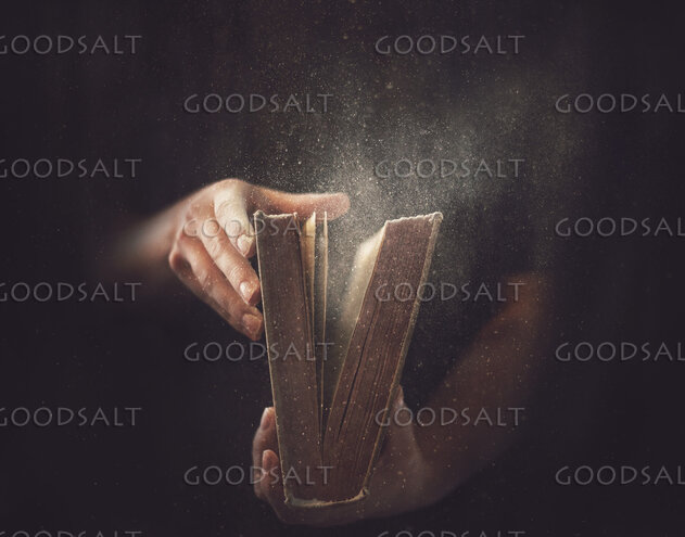 Holding a Dusty Bible