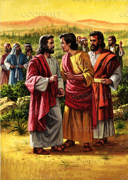 James and John Ask a Favor of Jesus
