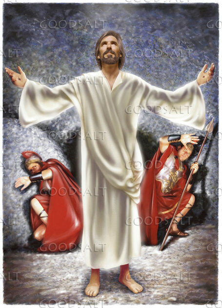 Jesus Appearing at Resurrection