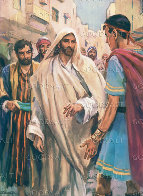 Jesus Astonished at Centurion's Faith